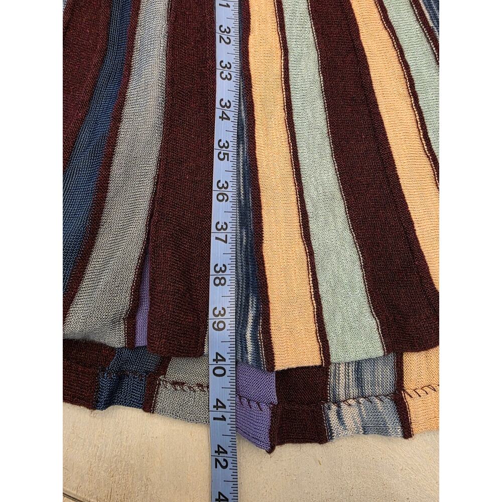 Anthropologie Moth Nora Striped Wool Blend Swing Dress SZ Medium - Picture 10 of 10